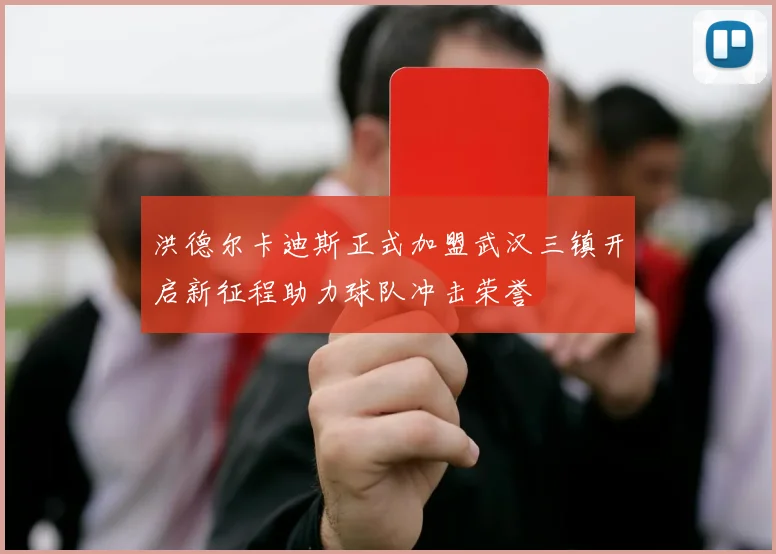 洪德尔卡迪斯正式加盟武汉三镇开启新征程助力球队冲击荣誉